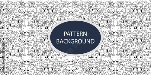 Handrawn black white  planet pattern background. Cute line doodle space background. Hand drawn planets, sun, moon, stars, spaceship collection. Childish drawing cosmic illustration. 