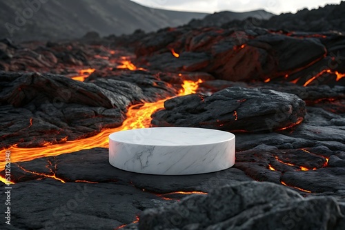 Red hot embers glow with dangerous heat, casting a warm light on the burning wood and rising smoke