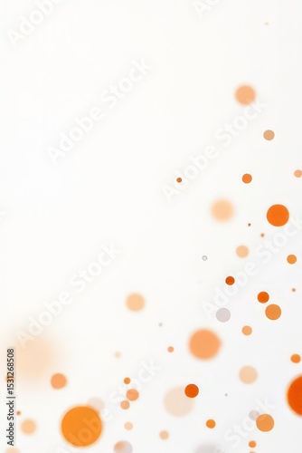 Orange Bokeh Background Abstract Light Effect