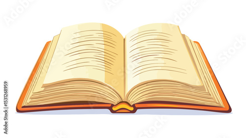 Professional Book Icon on White Background - Vector Isolated Illustration
