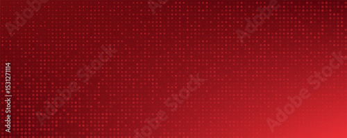 Red diagonal geometric shape with halftone.