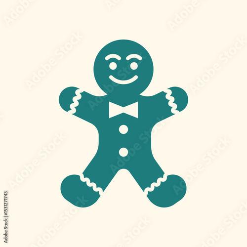Gingerbread trendy artwork stunning abstract vector illustration colorful applicative design