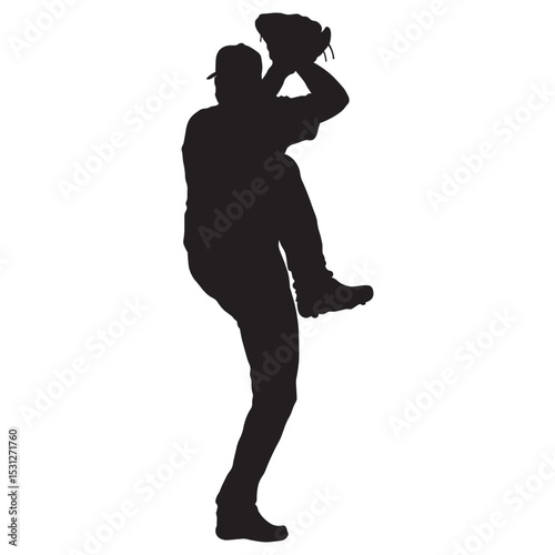Baseball Player Silhouette