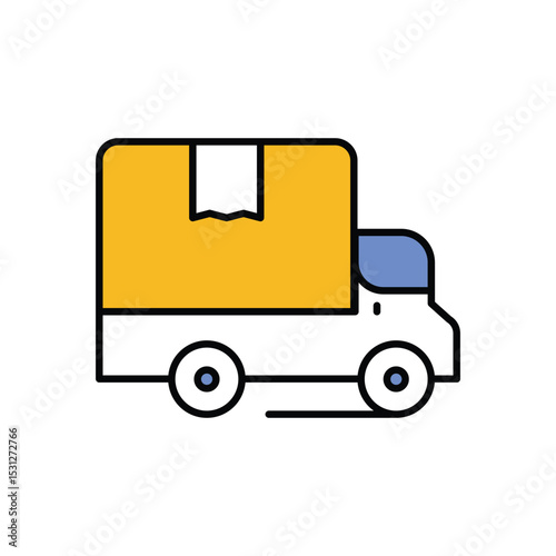Logistics  Icon vector stock illustration