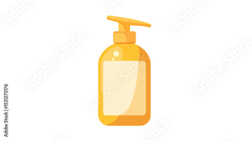 Effective Hand Sanitizer Vector Icon for Hygiene Concept Design