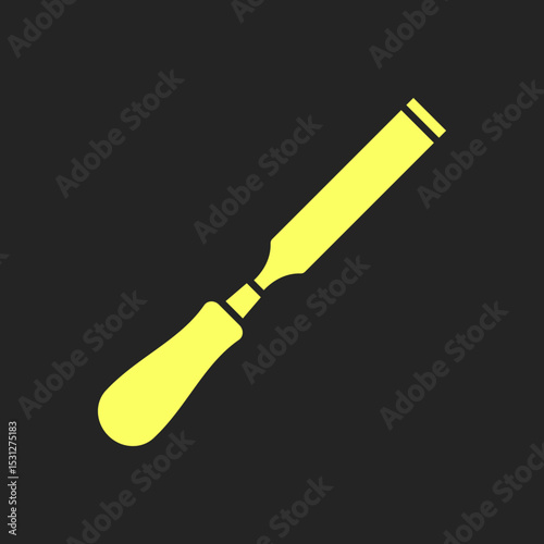 Chisel trendy artwork good abstract vector illustration colorful applicative design