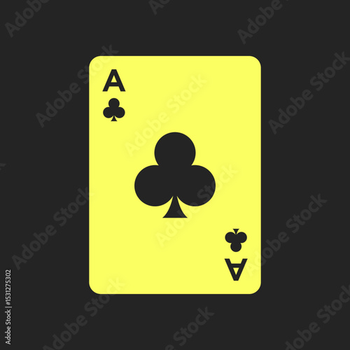 Poker card trendy artwork good abstract vector illustration colorful applicative design