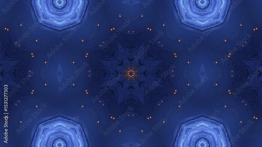 Abstract kaleidoscopic pattern