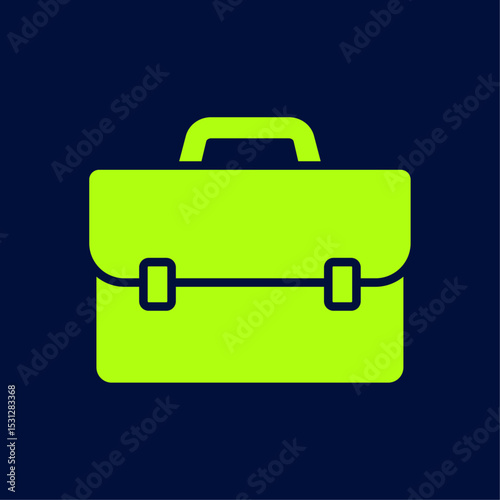 Briefcase trendy artwork glorious abstract vector illustration colorful applicative design