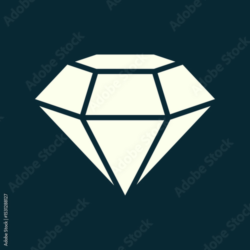 Diamond trendy artwork gorgeous abstract vector illustration colorful useable design