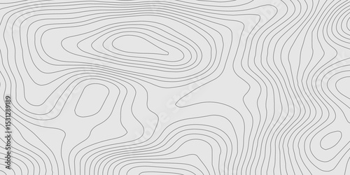 Abstract colorful blue topographic wavy curve line background. Topography map pattern, Geographic blue curved relief. Topographic lines background. Vector illustration.	