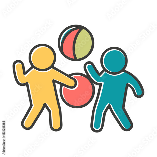 Children Playing with Balls Fun, Friendship, and Playtime