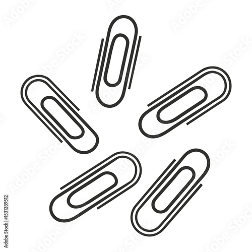 set of paper clips