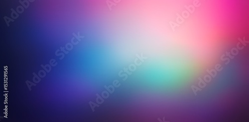 Abstract Blurred Grainy Gradient Background Colorful Retro VHS Glitch Texture with Soft Noise Effect  