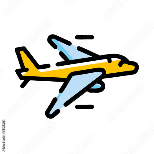 Airplane Icon Flight Travel, Aviation, Journey, Air Transport