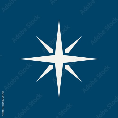Star trendy artwork magnificent abstract vector illustration colorful applicative design