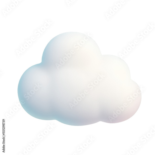 Cloud in the Sky: A solitary cloud floats gracefully against the vibrant blue canvas of the sky, showcasing its soft, billowy texture in a serene, natural setting. 