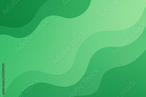 abstract green background with waves