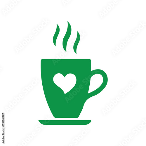 cup of tea with heart