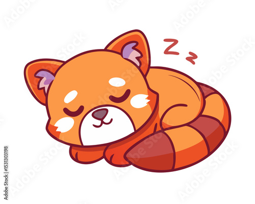 lazy panda sleeping
