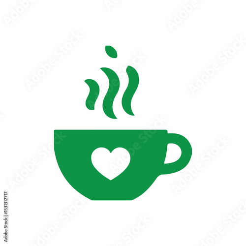 cup of coffee with heart