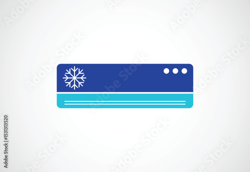 Air conditioner logo design. Cleaning and repairing Air conditioner, vector design Concept