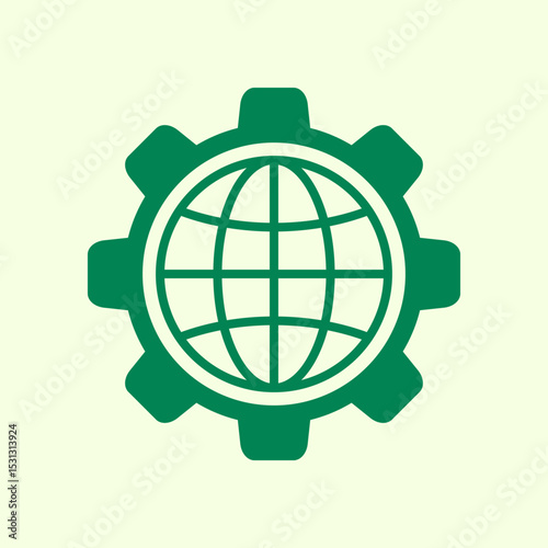 Internet globe trendy artwork handsome abstract vector illustration colorful useable design