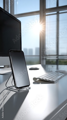 Office workplace interior modern