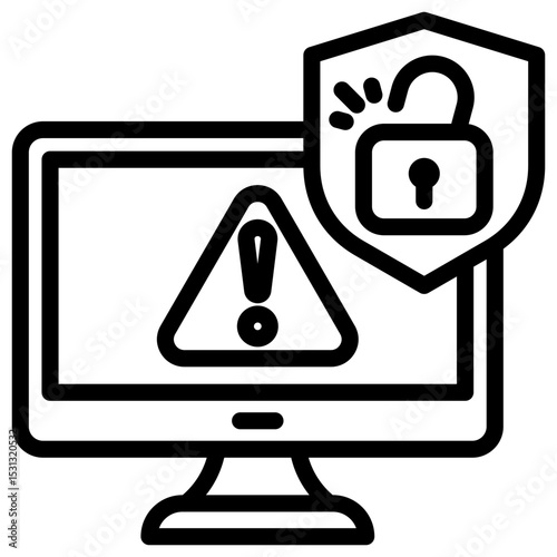 Cyber Attack Icon