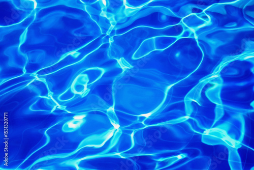 Fantastic water background. Copy space for design. Horizontal image.