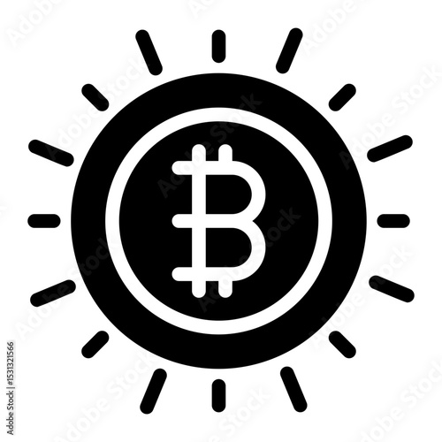 bitcoin digital currency icon