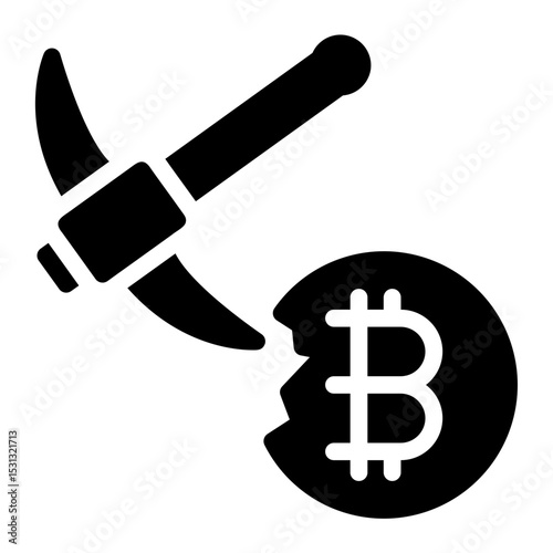 bitcoin mining icon