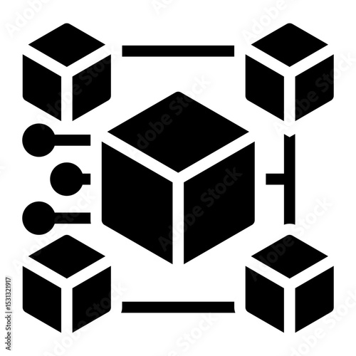 blockchain network icon