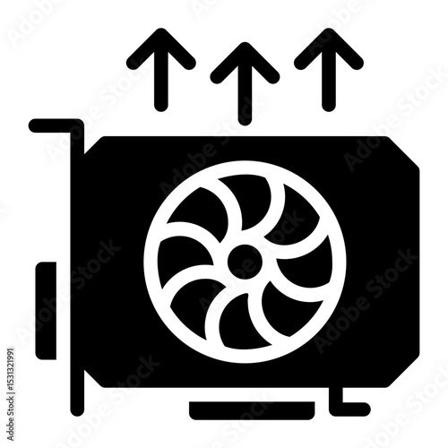 crypto mining gpu icon