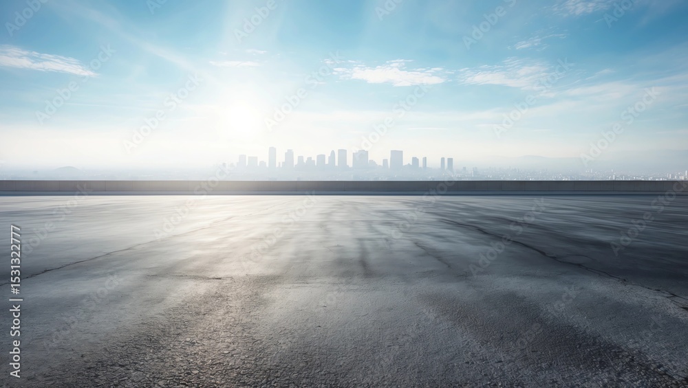 Obraz premium City skyline backdrop 