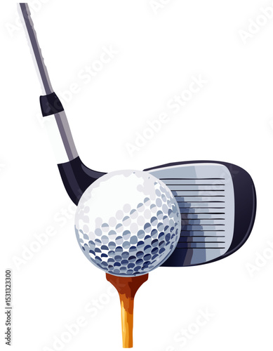 Golf ball and club 03.ai