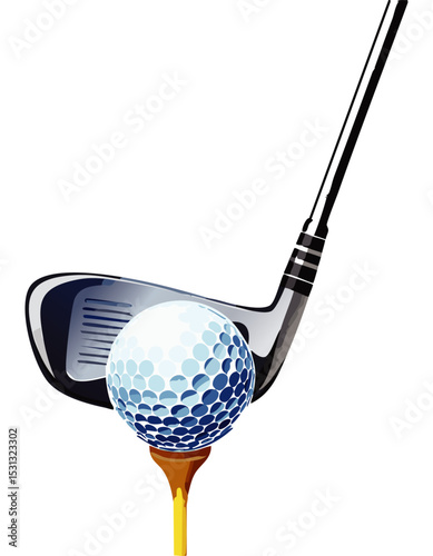 Golf ball and club 01.ai