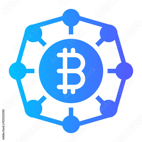 crypto network nodes icon