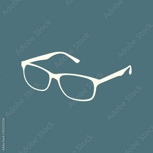 Glasses trendy artwork beautiful abstract vector illustration colorful useable design
