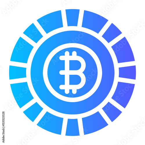 bitcoin digital currency icon