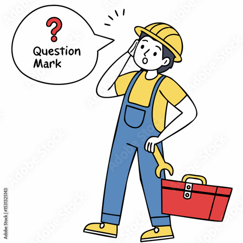 Curious Young Constructor with Tool Kit