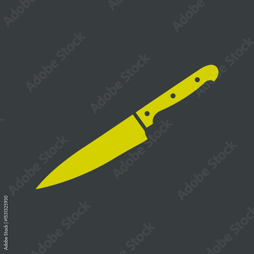 Knife trendy artwork lovely abstract vector illustration colorful useable design