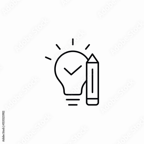 idea notes icon sign vector