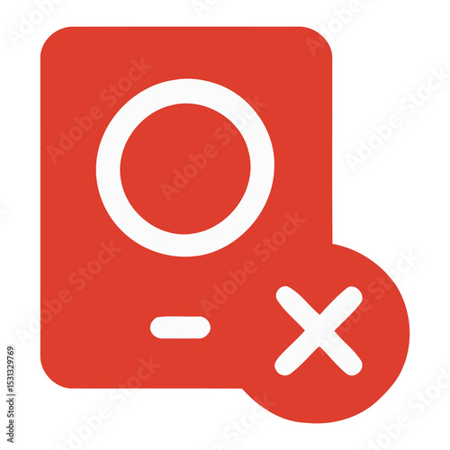 a an disabled Speaker or Red Mini muted with X indicating state mark