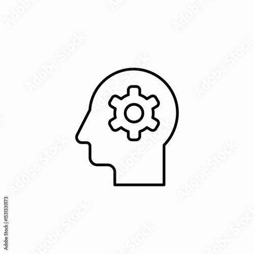 psychology icon sign vector