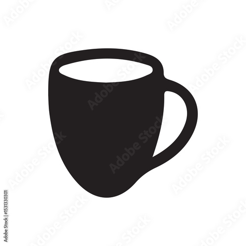 black cup of coffee