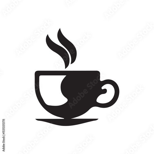 cup of coffee with steam