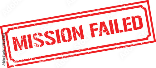 Grunge stamp mission failed