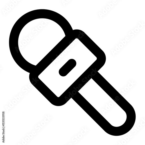 microphone icon for illustration