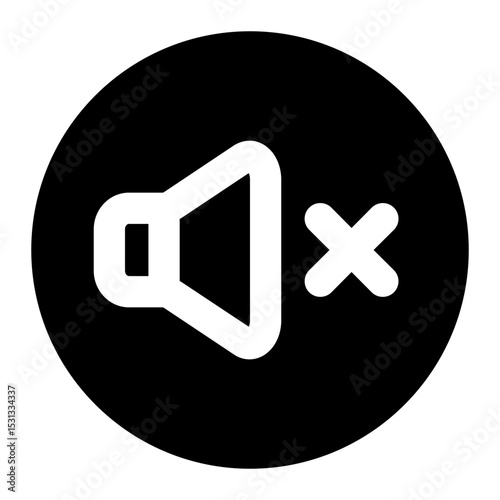 mute icon for illustration